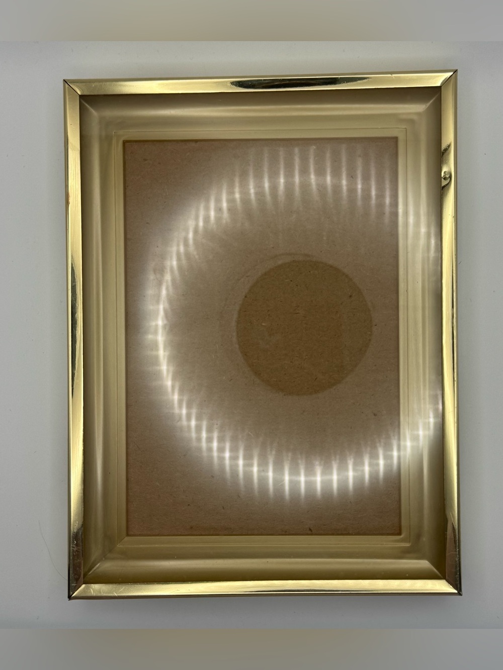 Vintage Gold Tone Picture Frame 7x5 Photo Frame Glass Easel Back